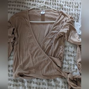 Senita ballet wrap sweater